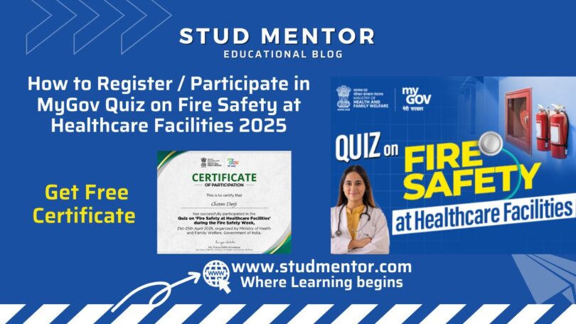 Participate in Quiz on Fire Safety at Healthcare Facilities 2025