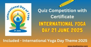 Quiz on International Yoga Day with Certificate 2025