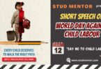 Short Speech Speech on World Day Against Child Labour – 2025
