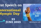 Speech on International Olympic Day - 23 June 2025
