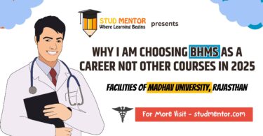 Why I am choosing BHMS as a Career not other Courses in 2025
