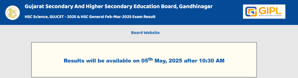 GSEB Class 12 Result 2025