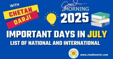 Important Days in July 2025 - List of National International