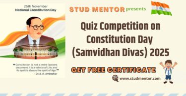 Quiz Competition with Certificate on National Constitution Day 2025