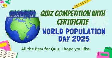 Quiz Competition with Certificate on World Population Day 2025