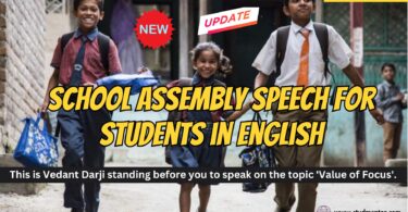 School Assembly Speech for Students in English