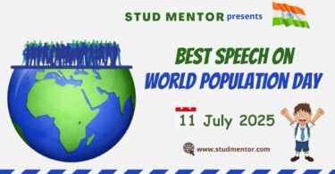 Speech on World Population Day - 11 July 2025