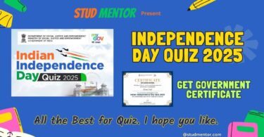 Independence Day Quiz 2025 with Government Certificate