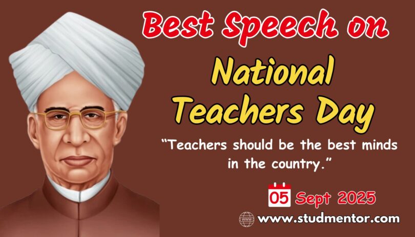 Best Speech on National Teachers Day - 05 September 2025