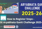 How to Register Online in Aryabhata Ganit Challenge – 2025