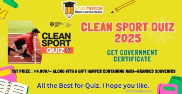 Participate Online in Clean Sport Quiz 2025 - With Certificate and Cash Price