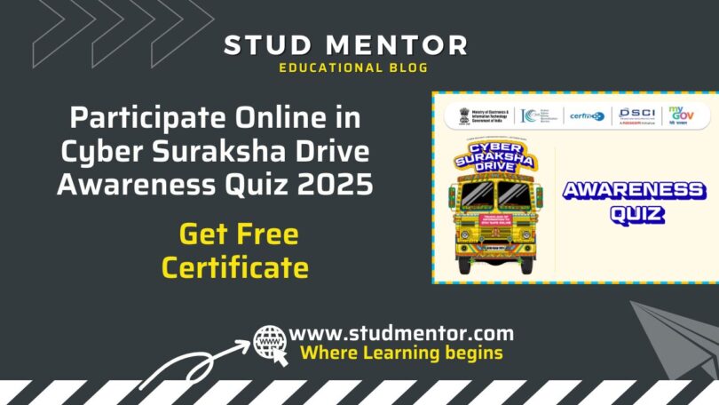 Participate Online in Cyber Suraksha Drive Awareness Quiz 2025