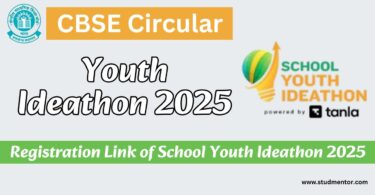 Registration Link of School Youth Ideathon 2025
