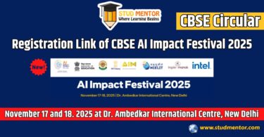 Registration Link of CBSE AI Impact Festival 2025