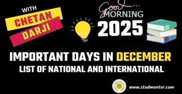 Important Days in December 2025 - List of National International