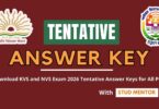 Download KVS and NVS Exam 2026 Tentative Answer Keys for All Post