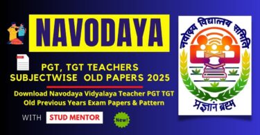 Download NVS Previous Year Paper with Answer Key in PDF 2025