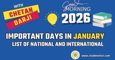 Important Days in January 2026 - List of National International