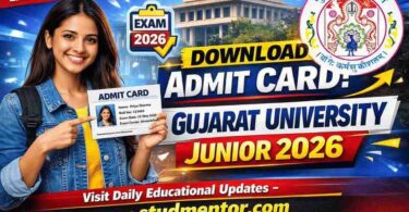 Download Admit Card of Gujarat University Junior 2026