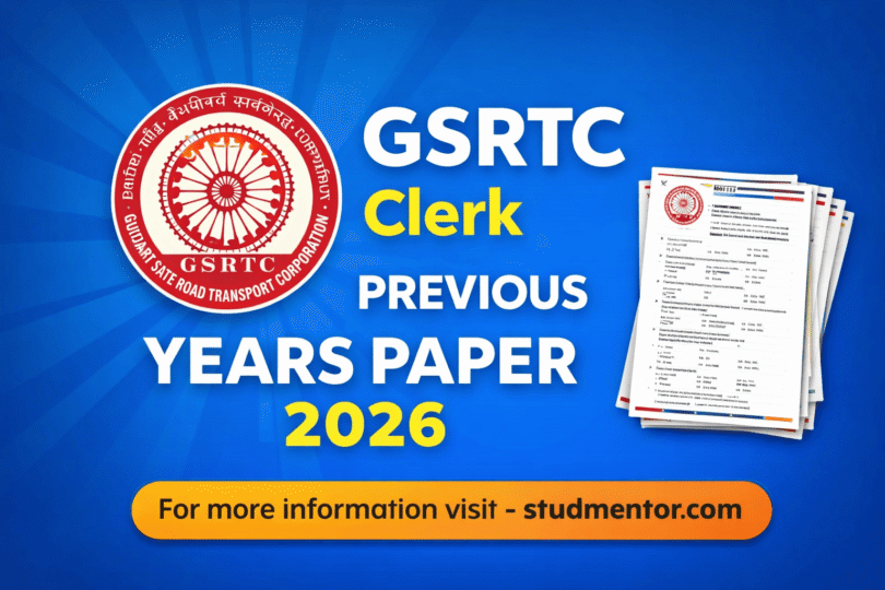 GSRTC Clerk Previous Years Paper 2026 (1)