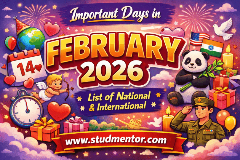 Important Days in February 2026 - List of National International
