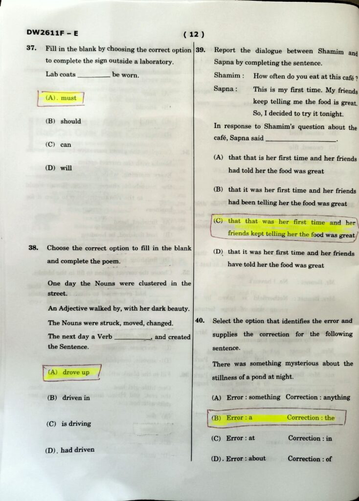 Navodaya Class 11 LEST 2026 Paper Solution (07 Feb 2026) (11)