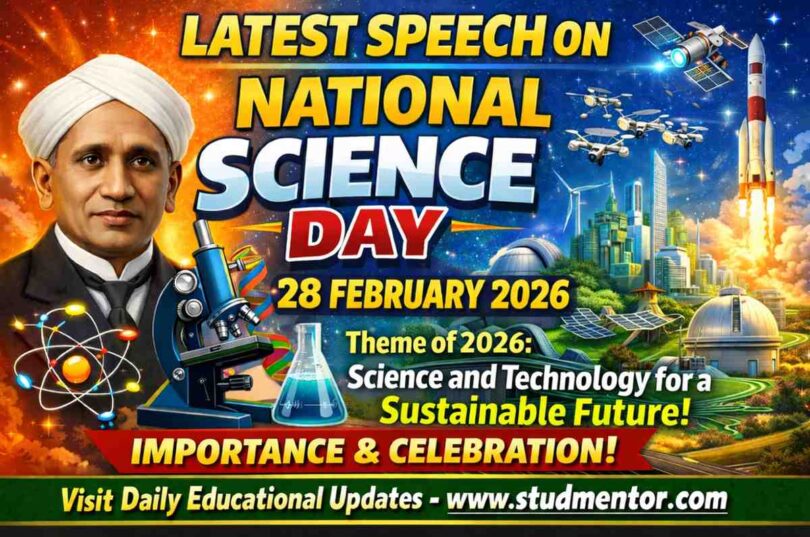 Speech on National Science Day - 28 February 2026
