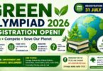 Apply Online Registration Starts for Green Olympiad 2026
