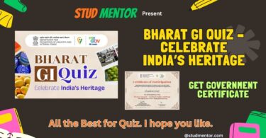 BHARAT GI Quiz – Celebrate India’s Heritage 2026 with Certificate