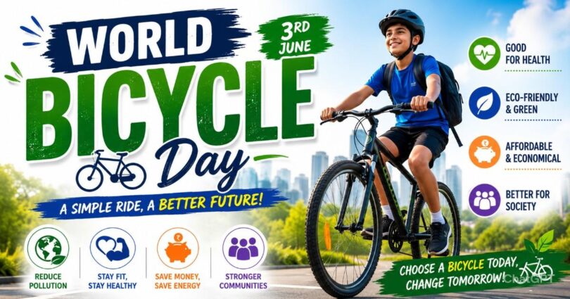 Best Speech on World Bicycle Day - 03 June 2026