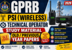 GPRB - PSI (Wireless) and Technical Operator Study Material Old Papers 2026