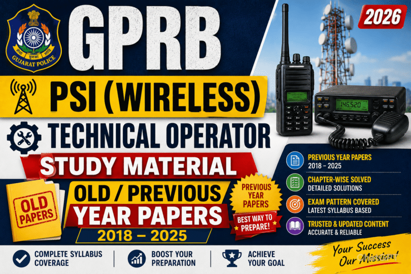 GPRB - PSI (Wireless) and Technical Operator Study Material Old Papers 2026