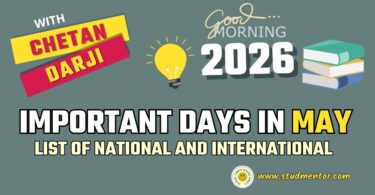 Important Days in May 2026 - List of National International