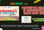 Participate Online in Commonwealth Games 2030 Quiz