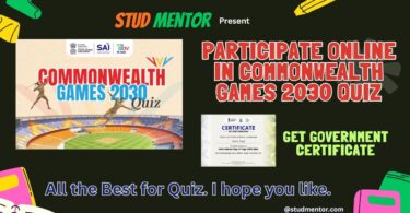Participate Online in Commonwealth Games 2030 Quiz
