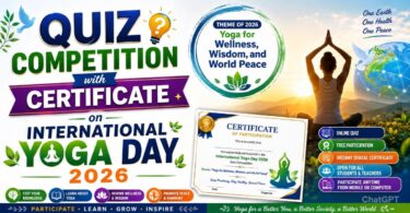 Quiz Competition with Certificate on International Yoga Day 2026