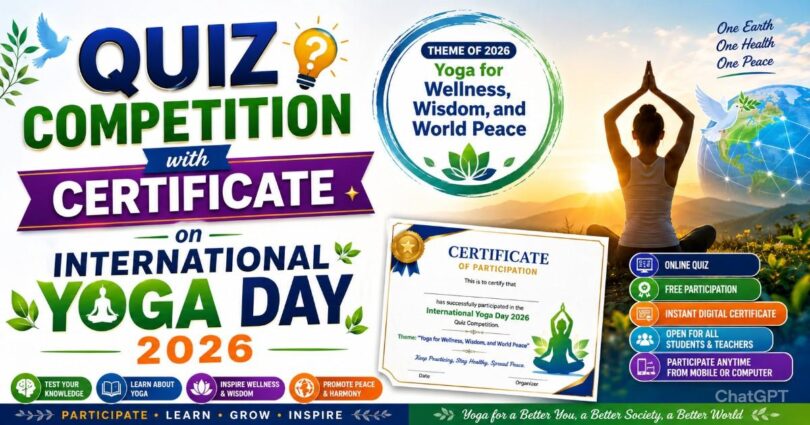 Quiz Competition with Certificate on International Yoga Day 2026