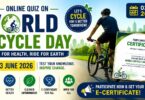Quiz on World Bicycle Day - 3 June 2026 with Certificate