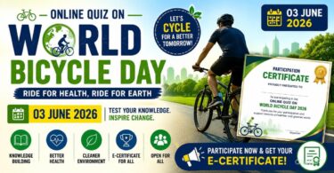 Quiz on World Bicycle Day - 3 June 2026 with Certificate