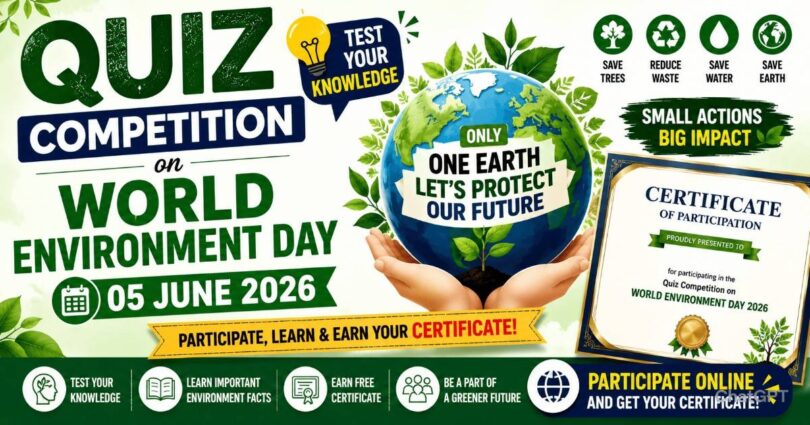 World Environment Day 2026 Quiz Competition with Certificate