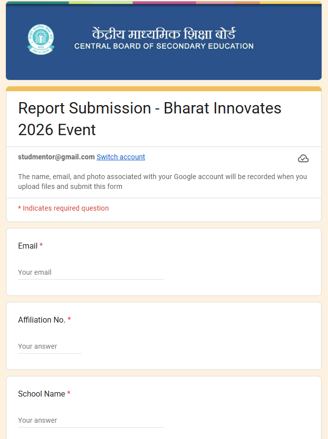 A brief concept Note on Bharat Innovates 2026 is enclosed as Annexure.