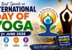 Best Speech on International Day of Yoga - 21 June 2026