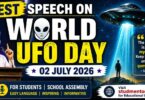 Best Speech on World UFO Day - 02 July 2026