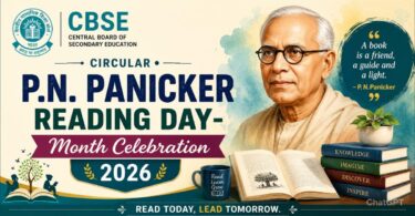 CBSE Circular - P.N. Panicker Reading Day- Month Celebration 2026