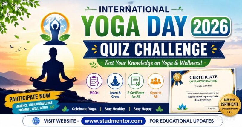 International Yoga Day 2026 Quiz Challenge with Certificate