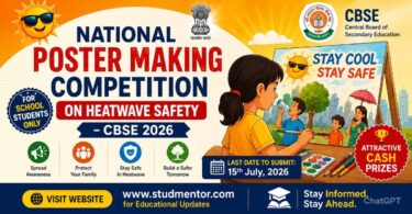National Poster Making Competition on Heatwave Safety – CBSE 2026