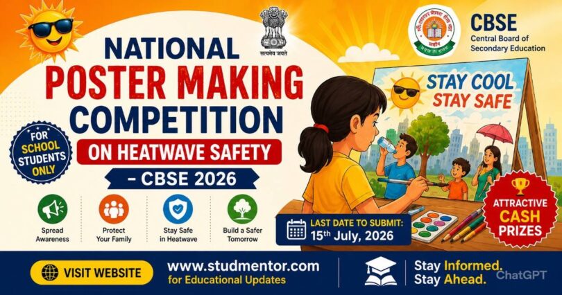 National Poster Making Competition on Heatwave Safety – CBSE 2026