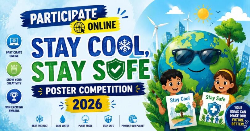 Participate Online Stay Cool, Stay Safe Poster Competition 2026