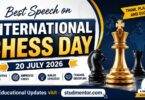 Best Speech on International Chess Day - 20 July 2026