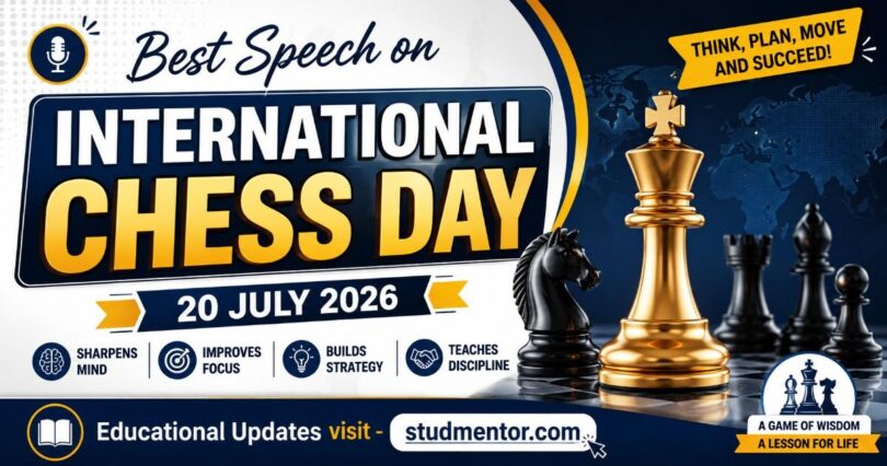 Best Speech on International Chess Day - 20 July 2026